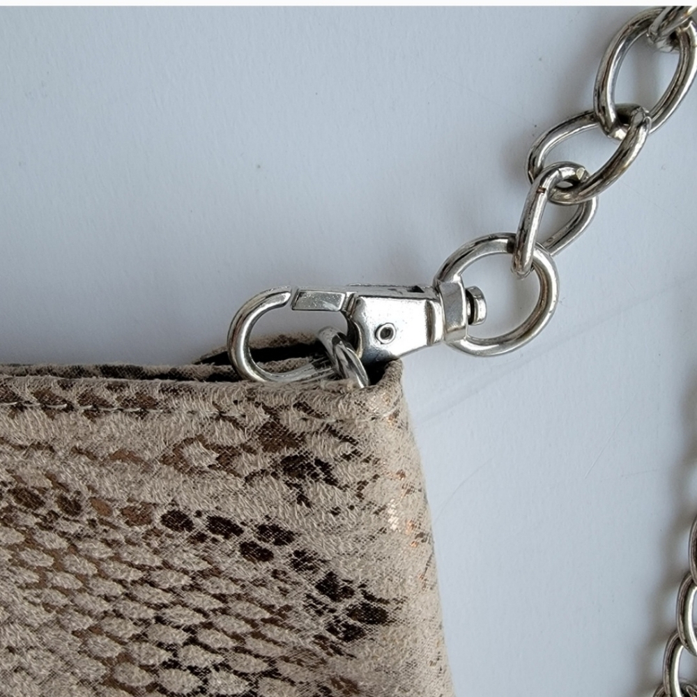 Mossimo Snakeskin Print Envelope Clutch - Picture 7 of 9